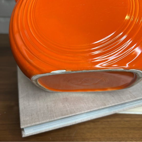 Fiesta Large Orange Red Disc Water Jug Pitcher FIESTAWARE - USA Vintage - Picture 8 of 9
